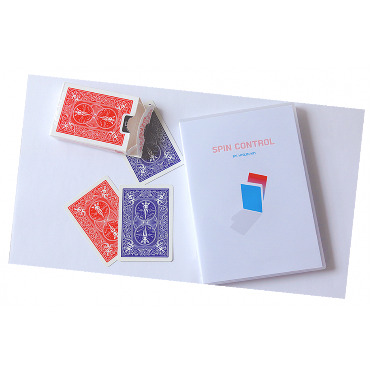 Spin Control by Hyojin Kim Card Magic Trick DVD Martinka Magic