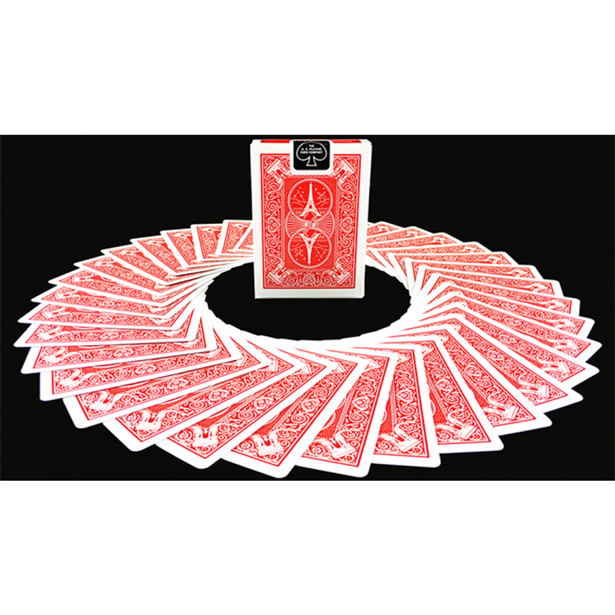 Bicycle Paris Back Limited Edition Red Playing Cards by JOKARTE