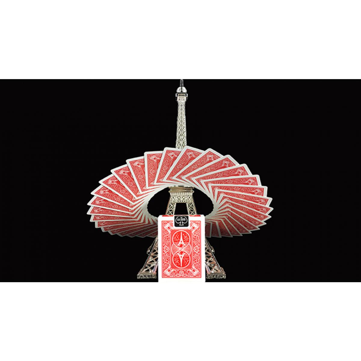 Bicycle Paris Back Limited Edition Red Playing Cards by JOKARTE