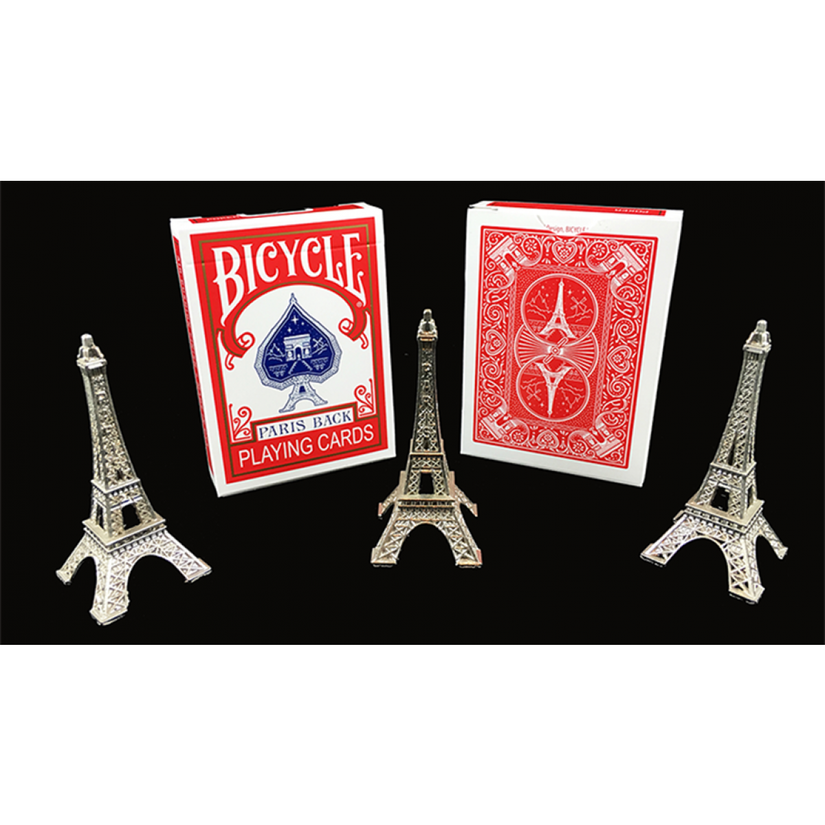 Bicycle Paris Back Limited Edition Red Playing Cards by JOKARTE