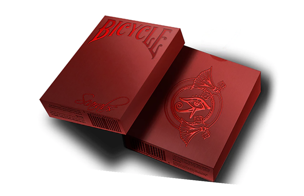 Bicycle Scarab Ruby (Limited Edition) Playing Cards by Crooked Kings