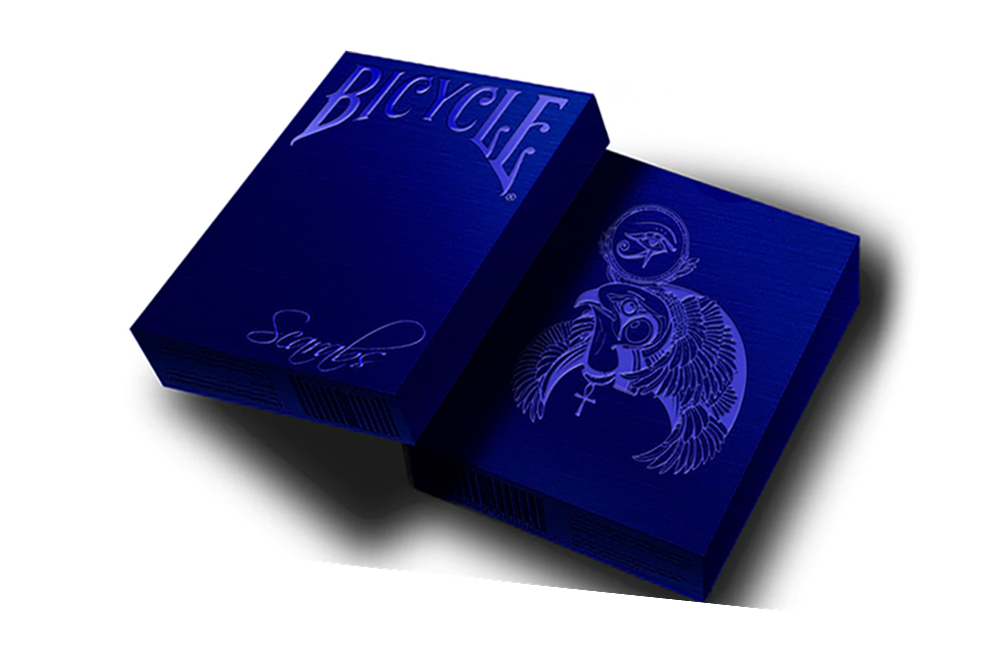 Bicycle Scarab Sapphire (Limited Edition) Playing Cards by Crooked Kings