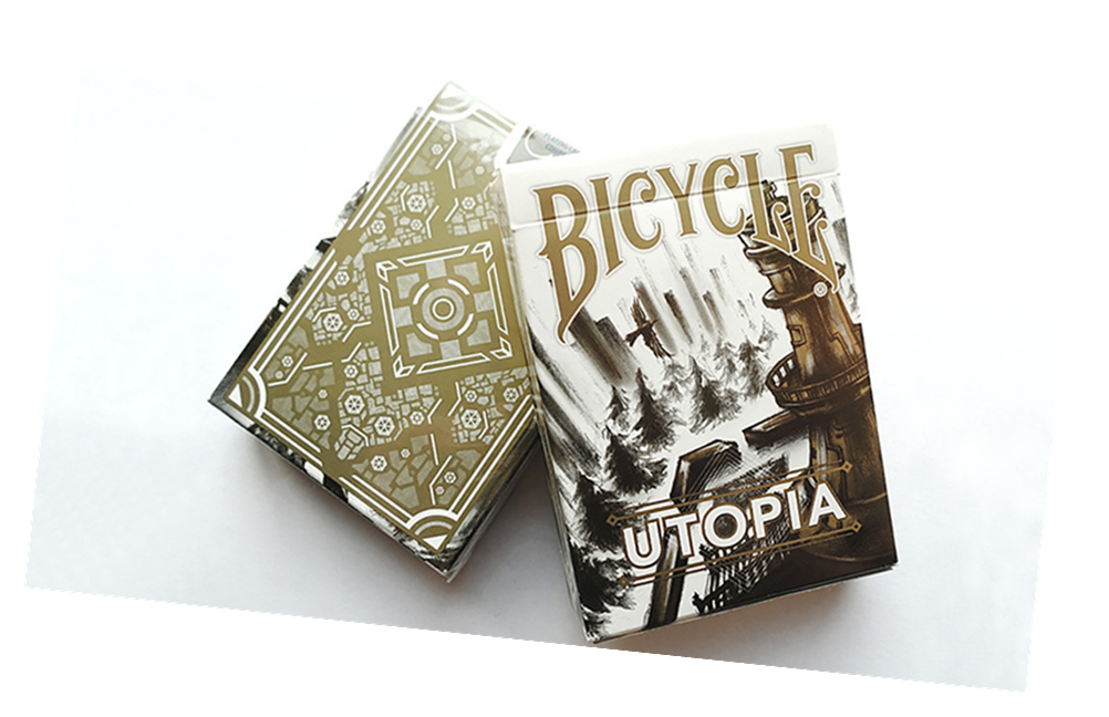 Bicycle Utopia Gold Playing Cards by Card Experiment