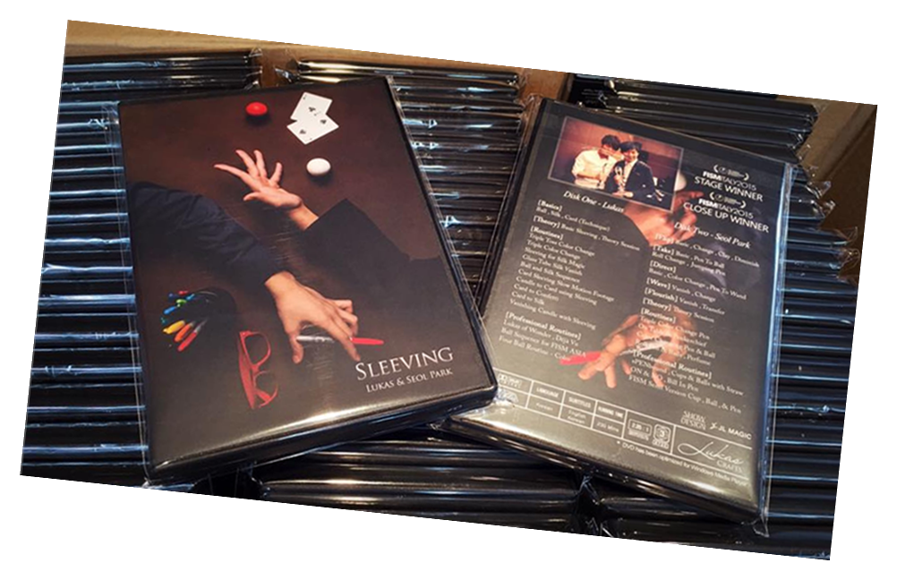 Sleeving (2 DVD Set) Collaboration of Lukas and Seol Park - Magic Trick DVD
