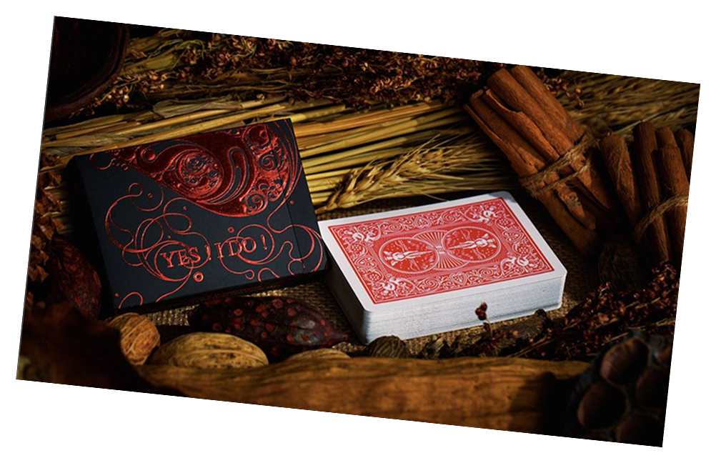 Love Promise of Vow (Red) Playing Cards by The Bocopo Playing Card Company