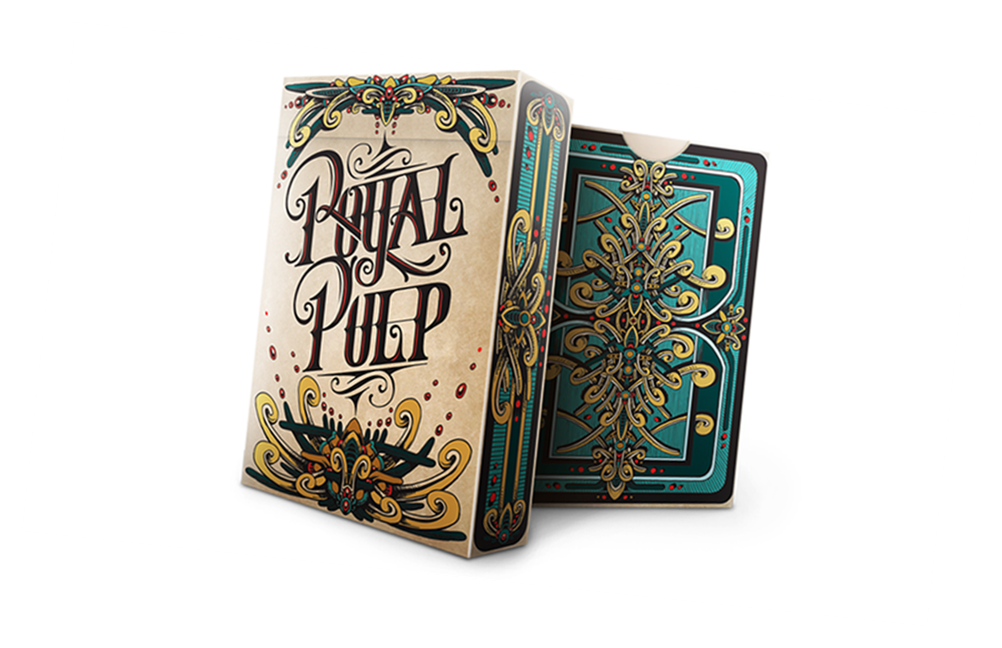 Royal Pulp Playing Card Deck (Green) by Gamblers Warehouse