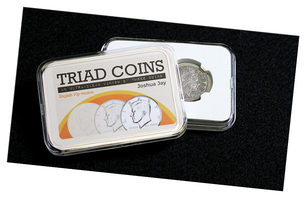 Triad Coins (UK Gimmick and Online Video Instructions) by Joshua Jay and Vanishing Inc. - Trick
