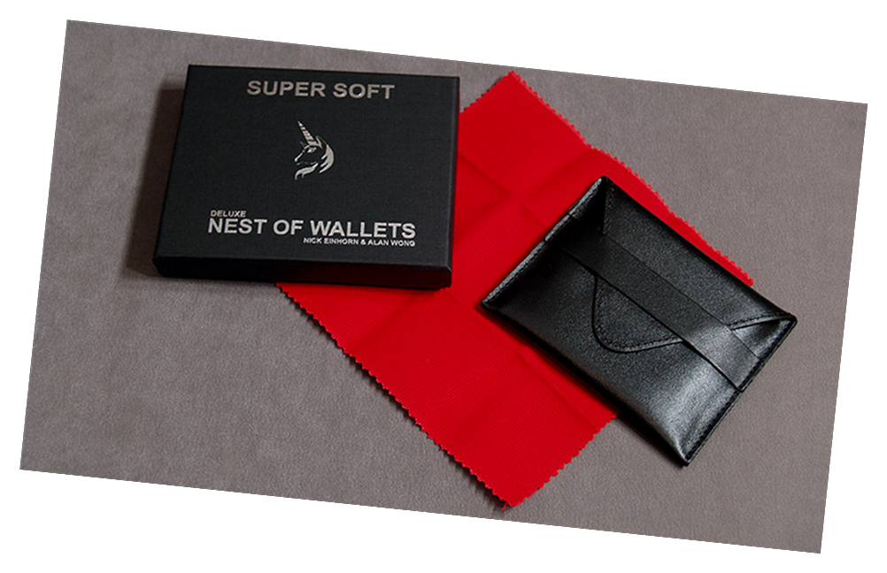 Super Soft Deluxe Nest of Wallets (AKA Nest of Wallets V2) by Nick Einhorn and Alan Wong- Trick