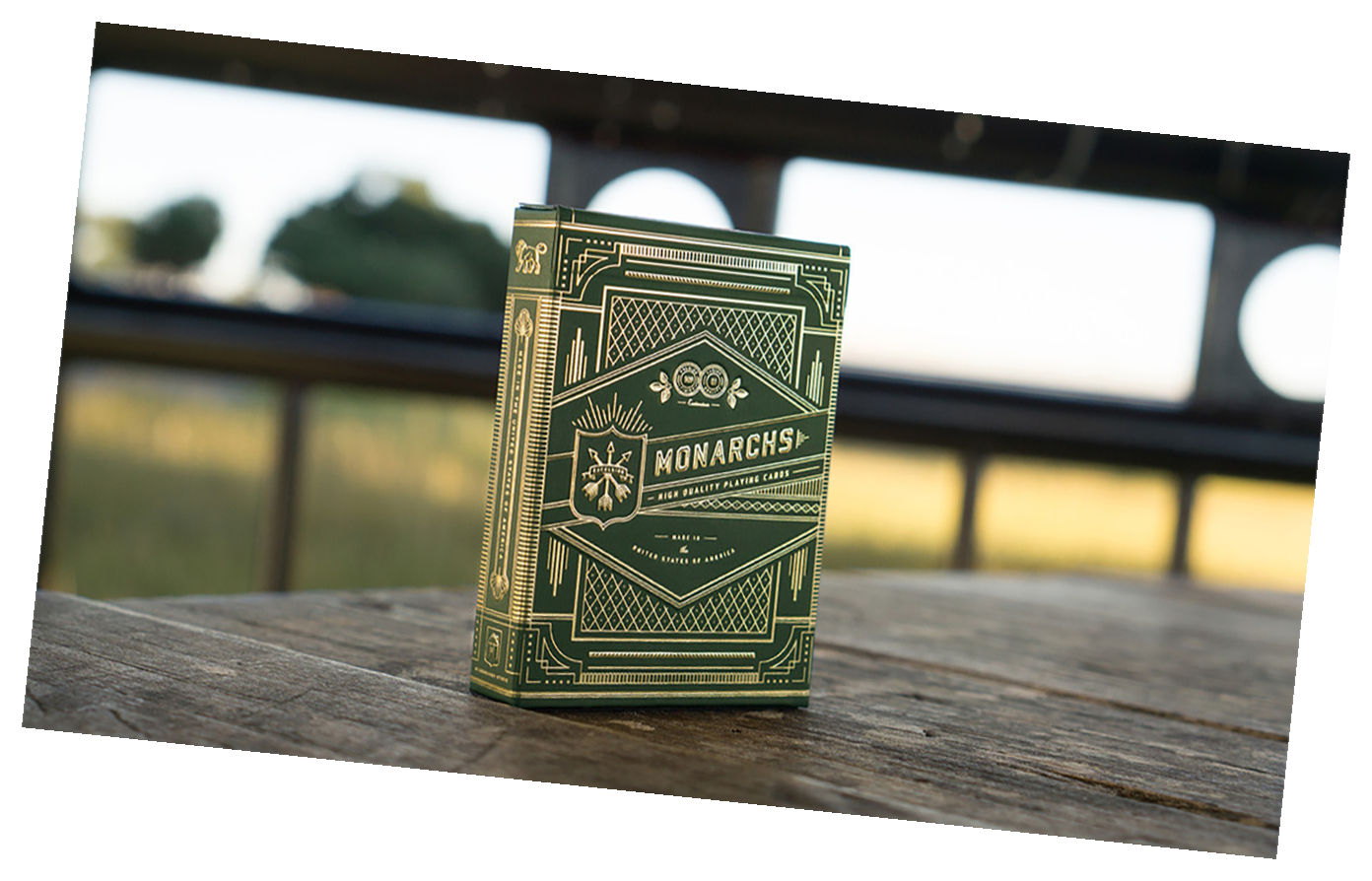 Monarch Playing Cards (Green) by Theory 11 - Premium Deck