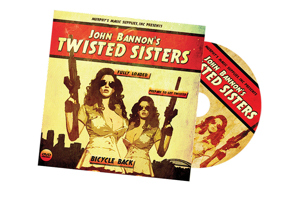 Twisted Sisters 2.0 Bicycle Back by John Bannon - Magic Trick