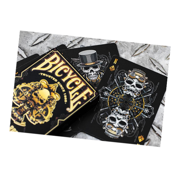 Bicycle Steampunk Bandit Deck (Black)  by Gamblers Warehouse