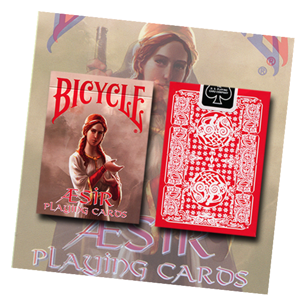 Bicycle AEsir Red Viking Gods Playing Card Deck by US Playing Card Co