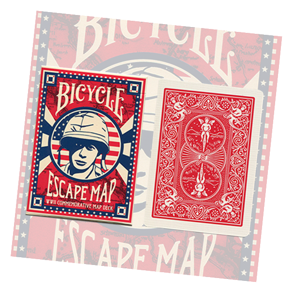 Bicycle Escape Map Playing Card Deck by USPCC
