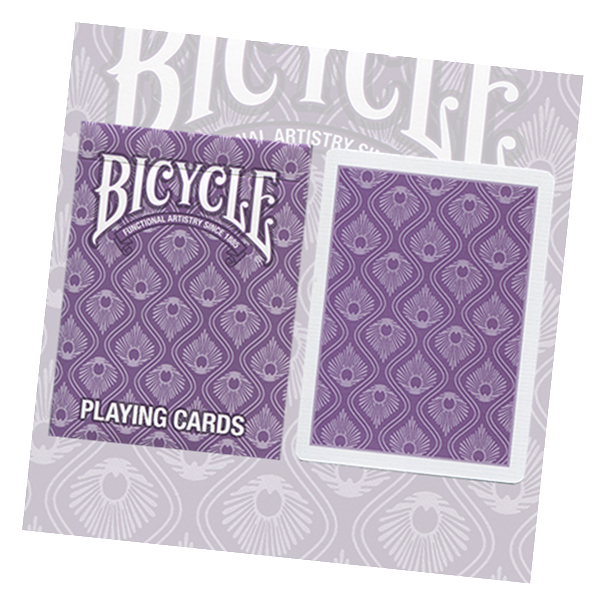 Bicycle Purple Peacock Playing Card Deck by USPCC
