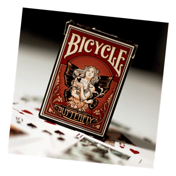 Butterfly Bicycle Playing Card Deck by US Playing Card