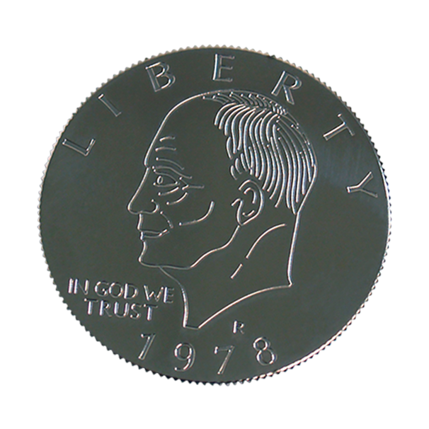 Eisenhower Palming Coin - Thinner & Lighter Magic Trick Coin