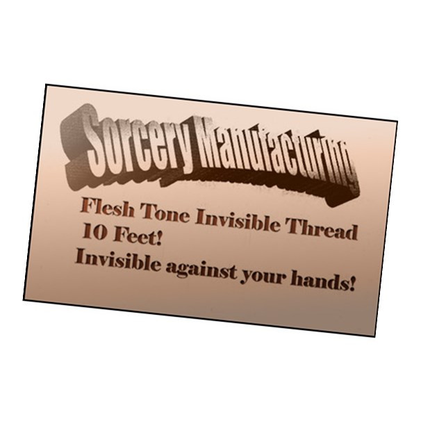 Flesh Tone Invisible Thread by Sorcery for Magic Tricks