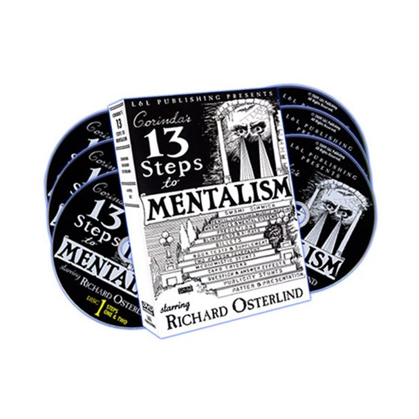 13 Steps To Mentalism (6 DVDs) by Richard Osterlind - DVD