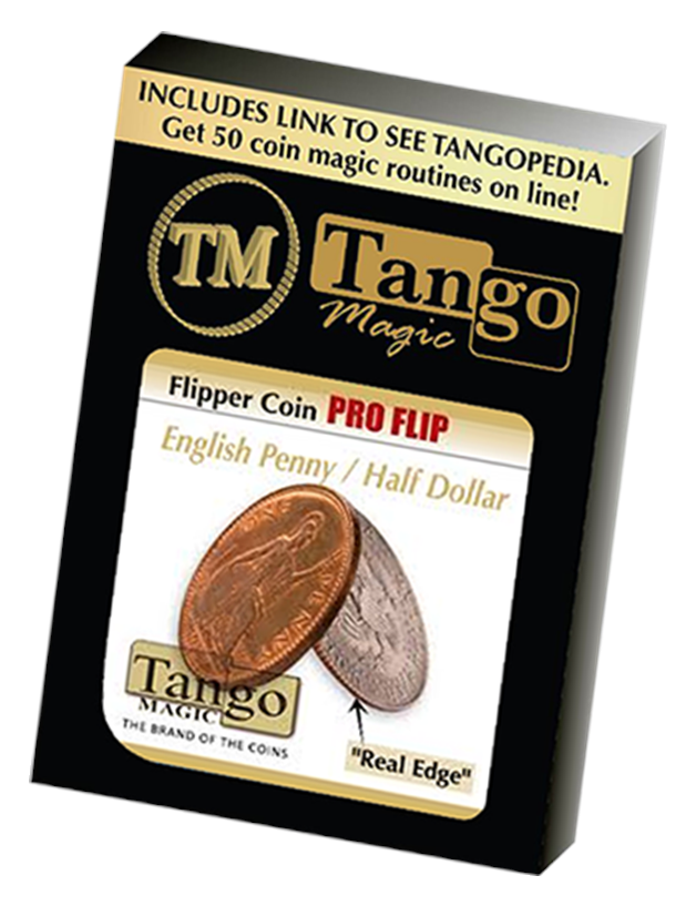 Flipper coin Pro Flip English Penny (D0102) by Tango - Trick