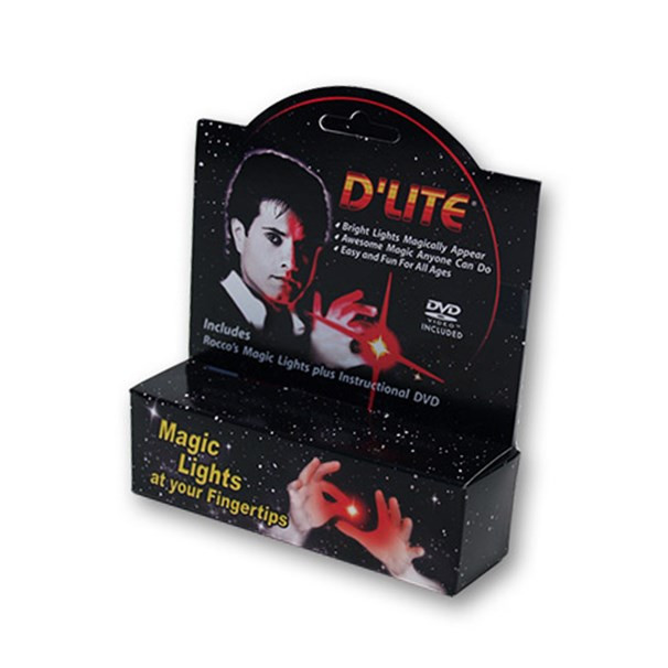 D'Lite Bonus Pack Regular Pair Ultra Bright Red with DVD  - Rocco Magic Trick