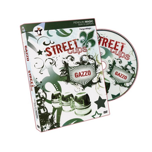 Gazzo Street Cups DVD and Book Set - Penguin Magic