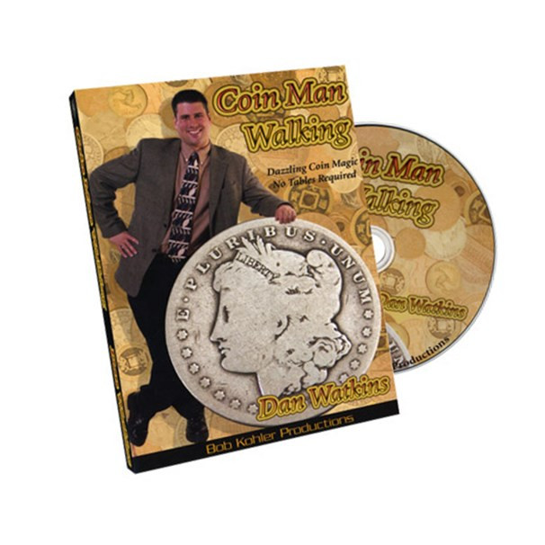 Coin Man Walking by Dan Watkins - Coin Magic Trick & Technique DVD