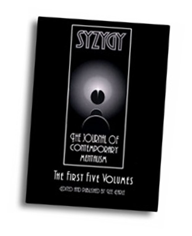 Syzygy by Lee Earle - Mentalism Magic Book