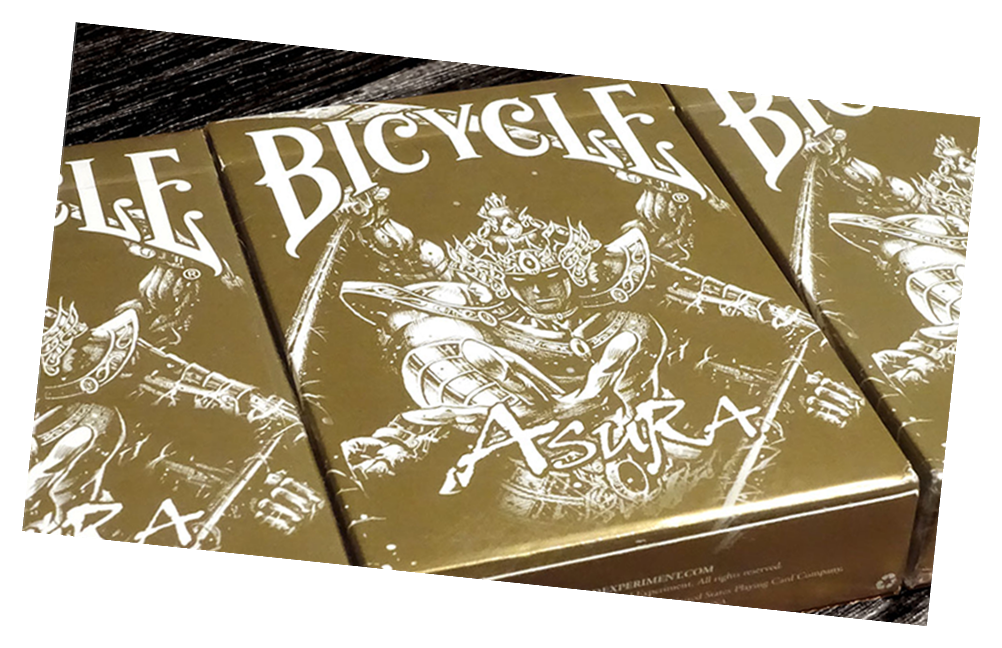 Bicycle Gold Asura Playing Card Deck - USPC Bee Stock with Magic Finish