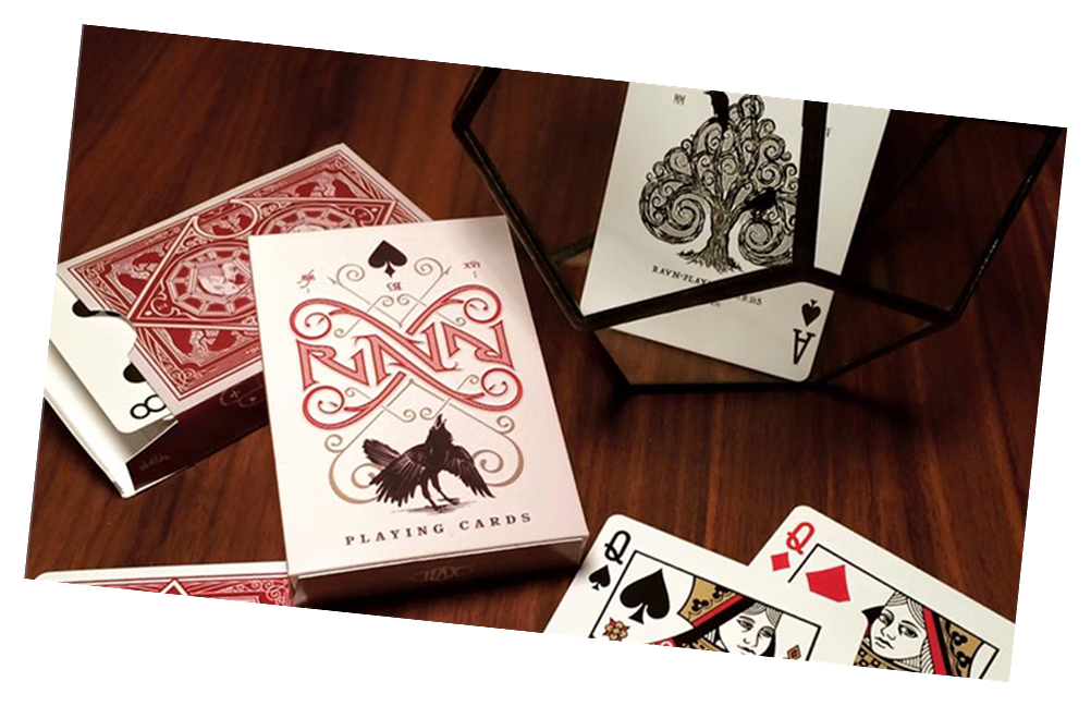 Ravn Red Playing Card Deck by USPC and Designed by Stockholm17