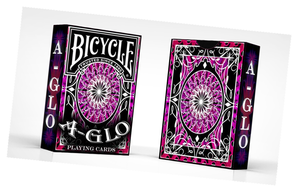 Bicycle A Glo Red Playing Card Deck - NEW