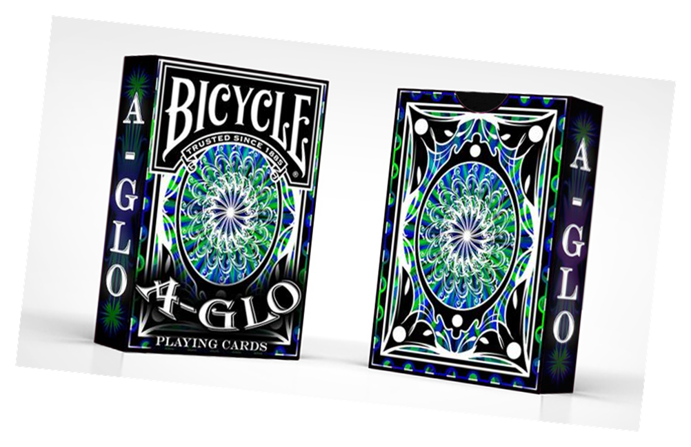 Bicycle A Glo Blue Playing Card Deck - New