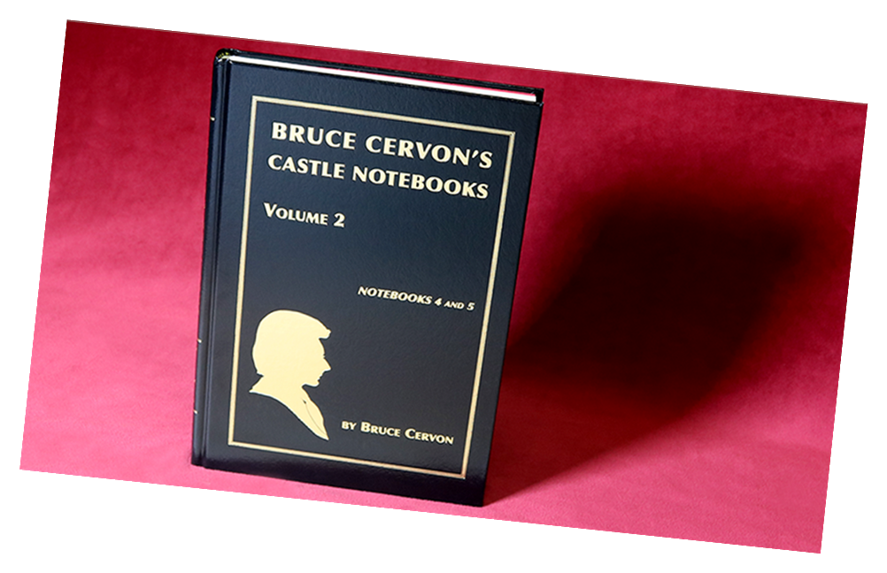 Bruce Cervon Castle Notebook, Vol. 2  - Underground Card Magic - Out of Print