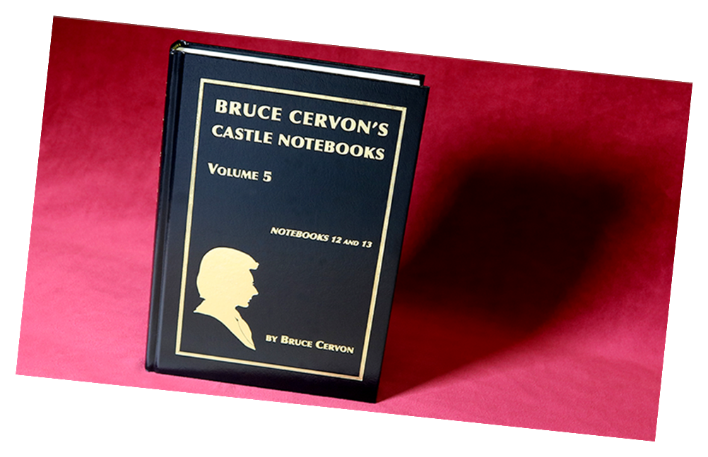 Bruce Cervon Castle Notebook - Vol. 5 Underground Card Magic Now Out of Print