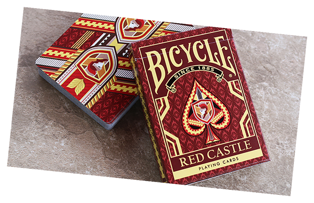 Bicycle Red Castle Playing Card Deck by Collectable Playing Cards