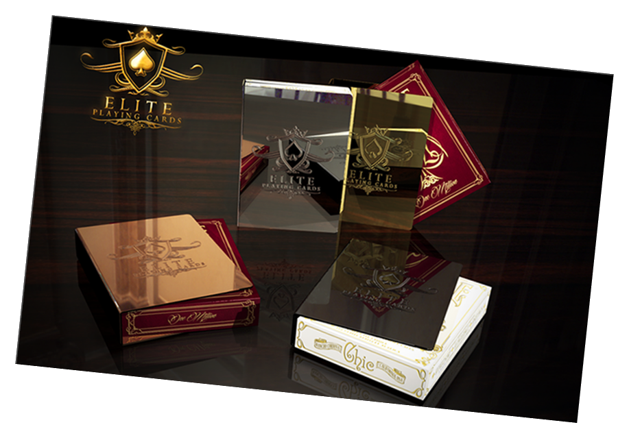 Elite Card Clip Classic Gold 24K  Plated - Card Magic & Cardistry