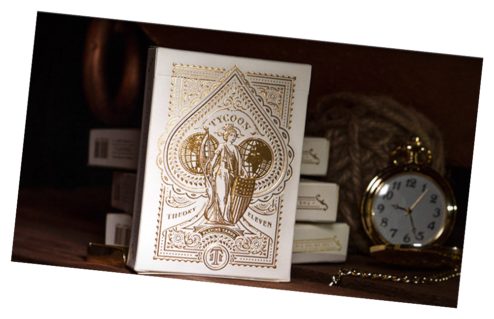 Tycoon Ivory Playing Card Deck by Theory 11 - Collectible Cardistry Cards