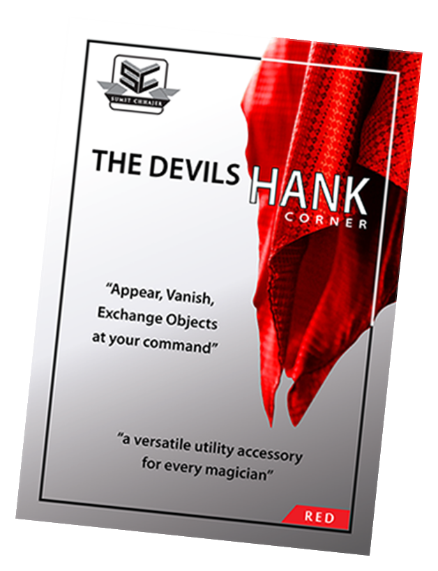 Devils Hank Red - Large Professional Corner Model - Magic Trick Accessory