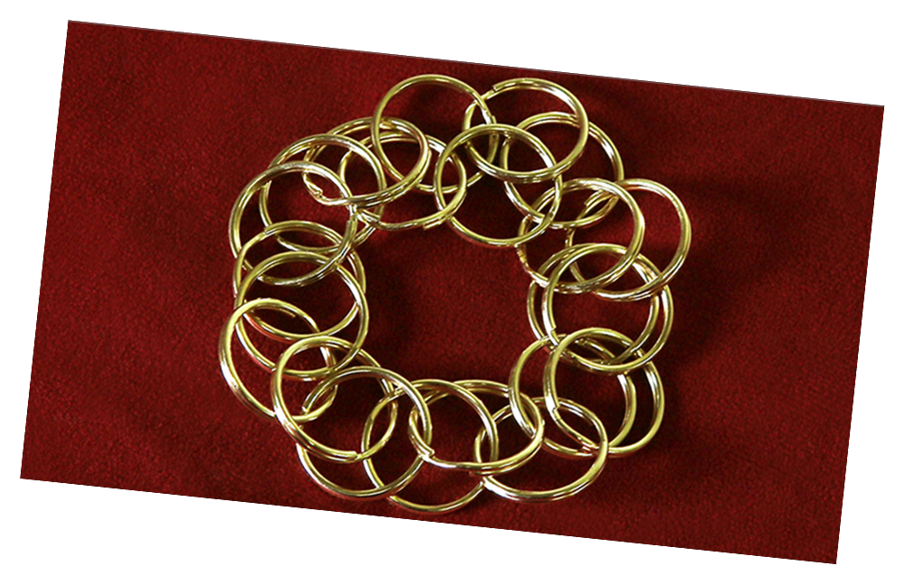 Misers Rings by Merlins of Wakefield - Chain Ring Magic Trick Puzzle