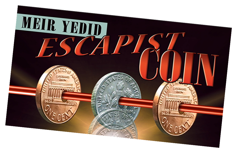 Escapist Coin by Meir Yedid - Penny Dime Coin Magic Trick with DVD