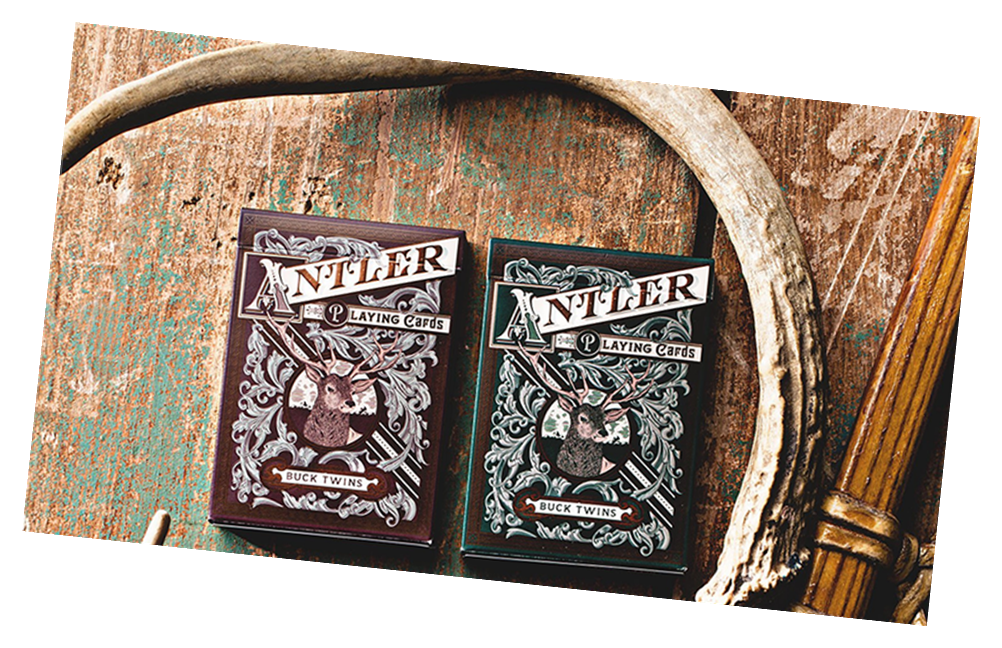 Antler Green Playing Card Deck by Dan and Dave