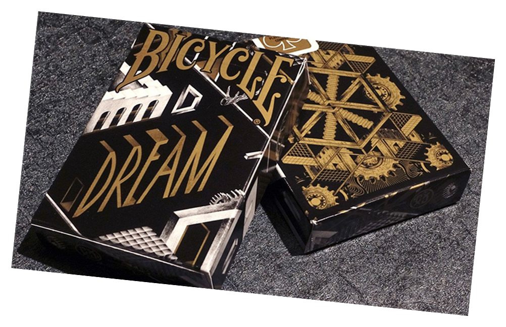 Bicycle Dream Black/Gold Playing Cards by US Playing Card