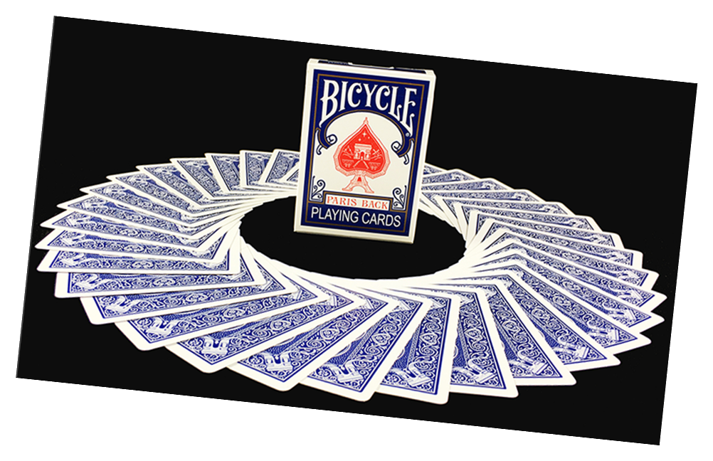 Bicycle Paris Back Limited Edition Blue Playing Cards by JOKARTE