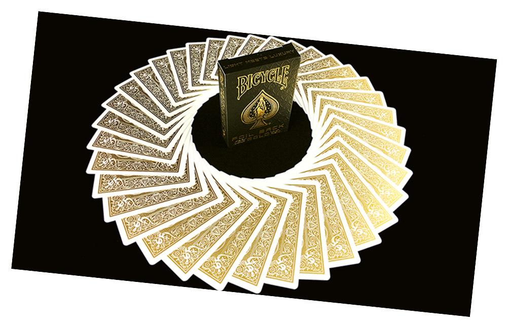 Bicycle MetalLuxe Gold Playing Cards Limited Edition by JOKARTE