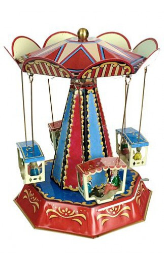Bavarian Carousel Tin Toy - Germany