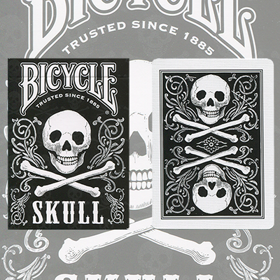 Bicycle Black Skull Deck