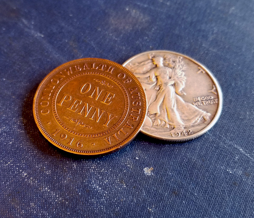 Copper Silver Coin Set