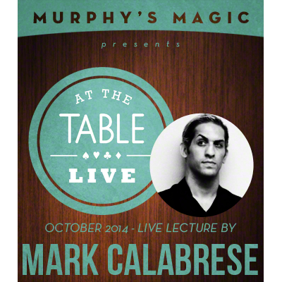 At the Table Live Lecture - Mark Calabrese 10/29/2014 - video DOWNLOAD