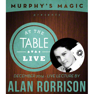 At the Table Live Lecture - Alan Rorrison 12/10/2014 - video DOWNLOAD