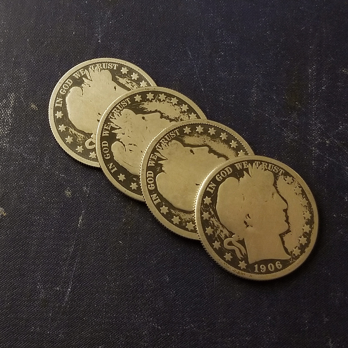 Martinka Whisper Coin Set - Barber Half Dollars
