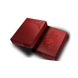Bicycle Scarab Ruby (Limited Edition) Playing Cards by Crooked Kings